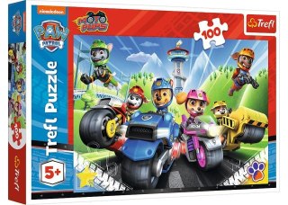 Puzzle 100 TREFL Psi Patrol na motorach