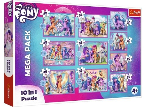 Puzzle "10in1 TREFL Lśniące Kucyki Pony