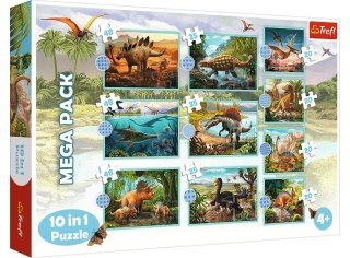 Puzzle "10in1 TREFL Poznaj wszystkie dinozaury