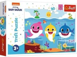 Puzzle 30 TREFL Podwodny świat rekinów / Viacom Baby Shark