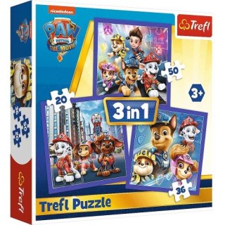 Puzzle "3w1 TREFL Psi Patrol gotowy do akcji / Viacom PAW PATROL: THE MOVIE