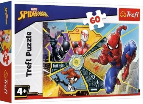 Puzzle 60 TREFL Spider-Man - W sieci / Disney Marvel Spiderman