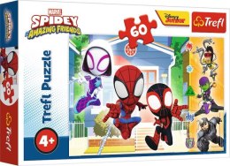 Puzzle 60 TREFL Spider-Man - W świecie Spideya