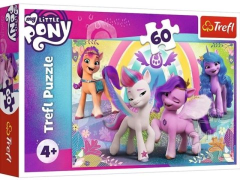 Puzzle 60 TREFL Urocze Kucyki Pony / Hasbro My Little Pony Movie