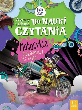 Duże litery. Motocykle. Ciekawostki dla dzieci