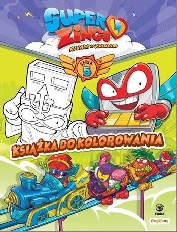 Super Zings - Książka do kolorowania + figurka