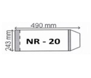 Okładka na podr B5 regulowana nr 20 (50szt) NARNIA