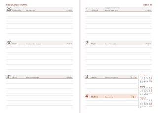 Kalendarz nauczyciela WN B5 tygodniowy Vivella - CZERWONY