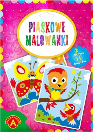 PIASKOWE MALOWANKI-PTASZKI,MOTYLE