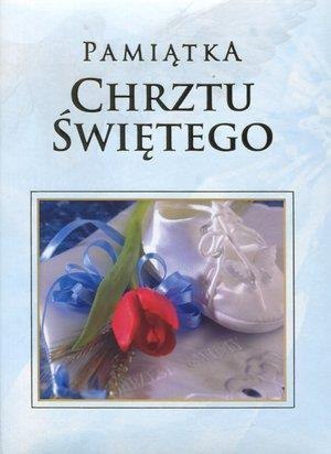 Pamiątka Chrztu Świętego - niebieska