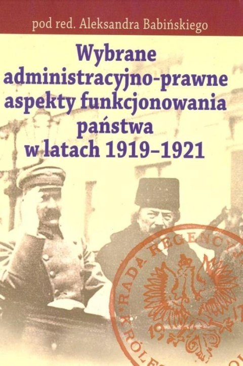 Wybrane adeministr. -prawne aspekty funk. państwa