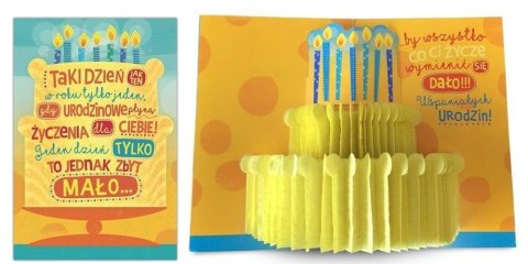 Karnet KBO-007 Urodziny tort