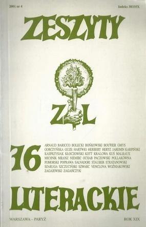 Zeszyty literackie 76 4/2001