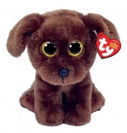 Beanie Babies Nuzzle - brązowy pies 15cm