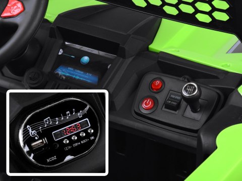 Auto na akumulator Duże Buggy 2-os + pilot Duże dwuosobowe terenowe BUGGY 4x4