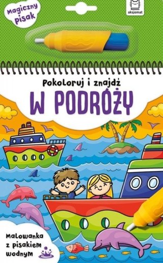 Pokoloruj i znajdź w podróży Malowanka z pisakiem