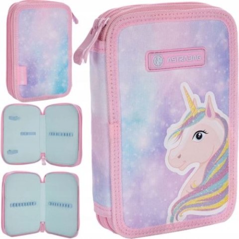 Piórnik podwójny bez wyposażenia ASTRABAG FAIRY UNICORN, AC2