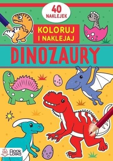 Dinozaury. Koloruję i naklejam