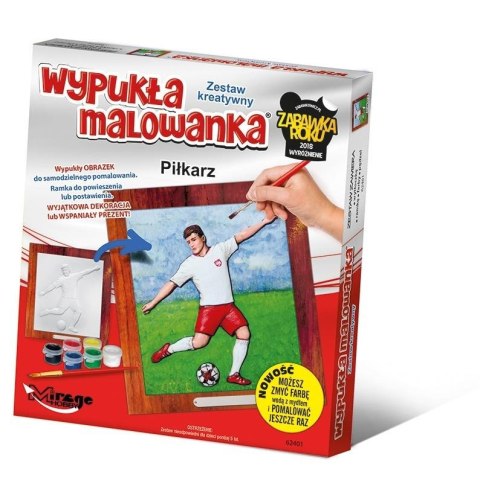 Wypukła malowanka Sport - Piłkarz