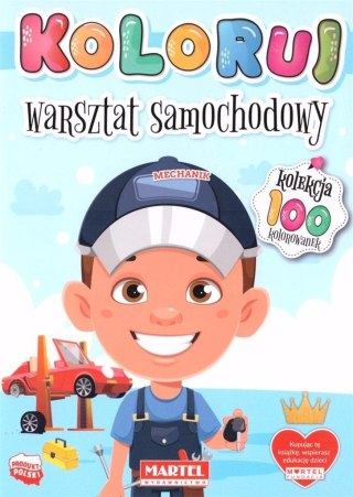 Koloruj. Warsztat samochodowy