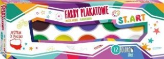 Farby plakatowe ST.MAJEWSKI St.Art 12 kolorów 20ml