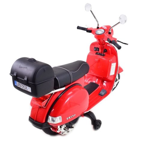 ORYGINALNA VESPA PX150, MIĘKKIE KOŁA, MIĘKKIE SIEDZENIE, KUFEREK/PX150