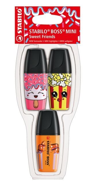 STABILO BOSS MINI Sweet Friends etui 3 szt. 07/03-58