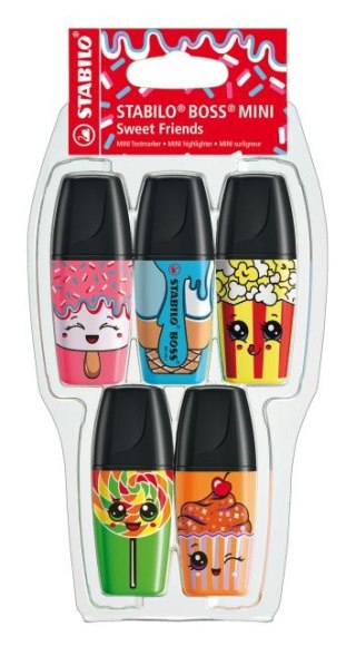 STABILO BOSS MINI Sweet Friends etui 5 szt. 07/05-28