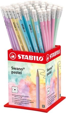 STABILO Swano Pastel ołówek HB display 72 szt. 4908/72-HB