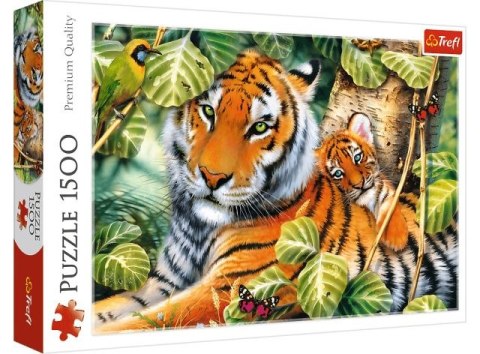 Puzzle 1500 TREFL Dwa tygrysy