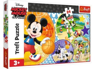 Puzzle 24 Maxi TREFL Myszka Miki - Czas na sport