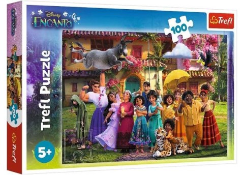 Puzzle 100 TREFL Magia czeka w Encanto / Disney Encanto