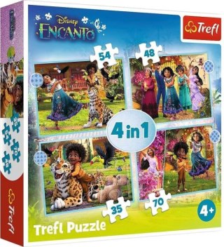 Puzzle "4w1 TREFL Nasze Magiczne Encanto