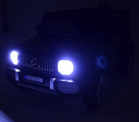 MERCEDES G63 NA AKUMULATOR MIĘKKIE KOŁA EVA, MIĘKKIE SIEDZENIE, FULL OPCJA/S-306