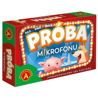 Próba mikrofonu ALEX