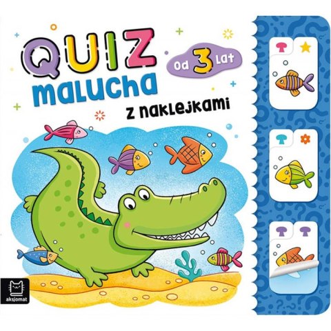 Quiz malucha z naklejkami od 3 lat KS0605