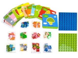 Edukacyjne puzzle ANGIELSKI owoce warzywa GR0277