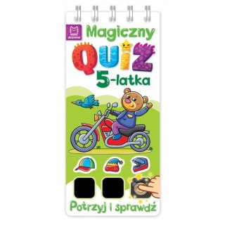 Magiczny quiz 5-latka. Potrzyj i sprawdź! KS0644