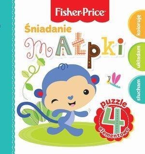 Fisher Price Puzzle. Śniadanie małpki