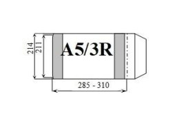 Okładka zeszytowa regulowana A5/3R (25szt) D&D