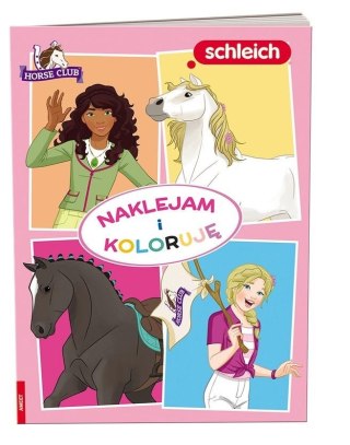 Naklejam i koloruję. Schleich Horse Club