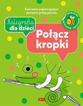 Kaligrafia dla dzieci. Połącz kropki