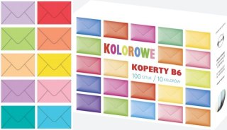 Koperta kolor B6 12, 5x17, 6cm (100szt)