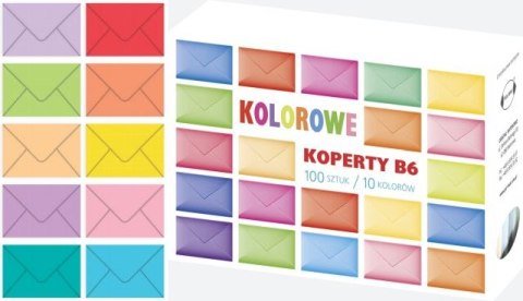 Koperta kolor B6 12, 5x17, 6cm (100szt)