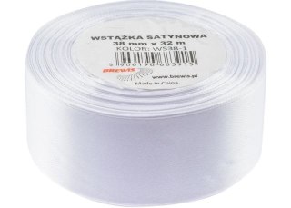 Wstążka satynowa BREWIS 38mm/32m kolor 1