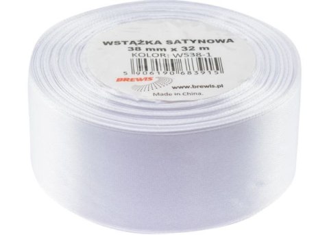 Wstążka satynowa BREWIS 38mm/32m kolor 1