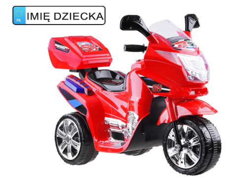 Motorek na akumulator kolorowe światła led PA0241