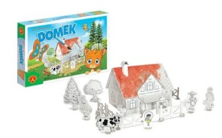 Domek do malowania z kotkiem