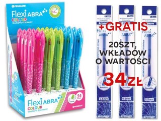 Zestaw promocyjny Flexi Abra Colour niebieski a24 + 20szt wkładów gratis