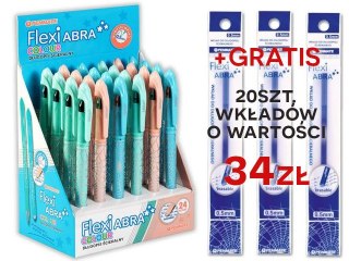 Zestaw promocyjny Flexi Abra Colour pastel a24 + 20szt wkładów gratis